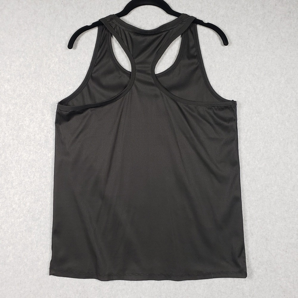 Nine West Active Black Ribbed Racerback‎ Tank Top Athletic Workout Plus Size 1X